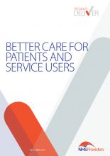 Better care for patients and services users